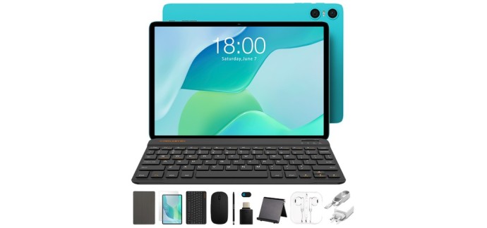 JoyBuy: TECLAST P33 Tablette 10,1" Android 15 - 9 Go RAM, 64 Go ROM, batterie 6000 mAh - écran à 79,99€