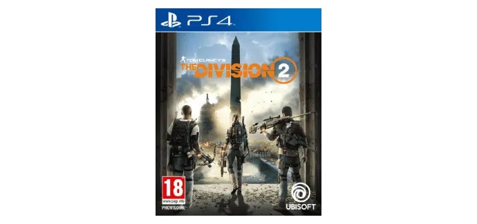 Amazon: The Division 2 (PS4) à 11,87€ (au lieu de 14,99€)