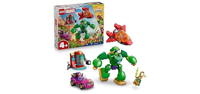 Amazon: LEGO® Marvel Iron Man and his Friends Incredible Loki vs Team Iron Man (11211) - TV à 38€