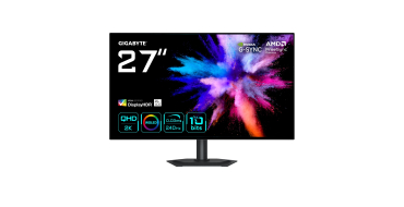Amazon: Ecran PC 27" Gigabyte GO27Q24G - QHD, OLED 240 Hz, HDR 400 True Black à 346,12€ (au lieu de 435,19€)