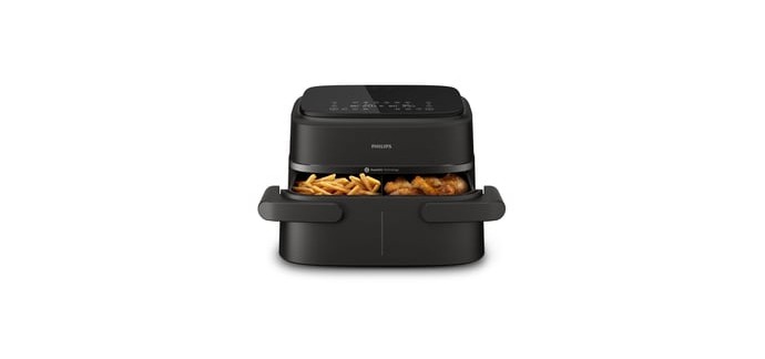 Conforama: Friteuse airfryer PHILIPS NA150/00 - 7,1L, double zone à 119,99€ (au lieu de 149,99€)