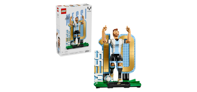 Cultura: LEGO 43015 Lionel Messi Légende du Foot (Jouet) à 55,99€ (au lieu de 79,99€)