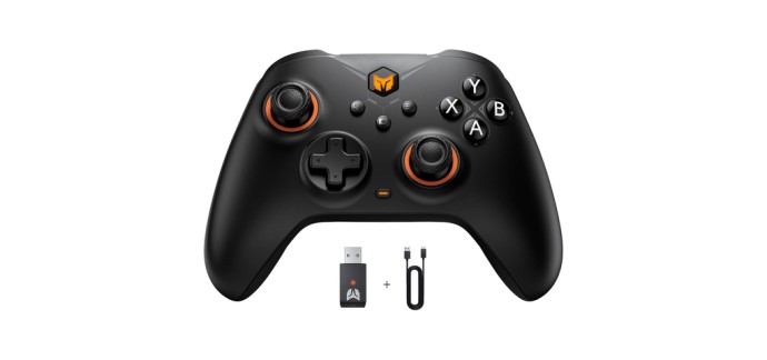 JoyBuy: BIGBIG WON GALE HALL Manette sans fil - visée par mouvement, gâchette Hall, 4 boutons personnalisabl