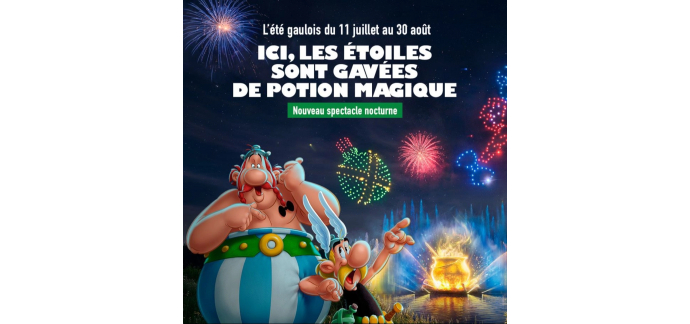 Fnac Spectacles: Billet non daté Parc Astérix - Été Gaulois à 52€ (au lieu de 68€)