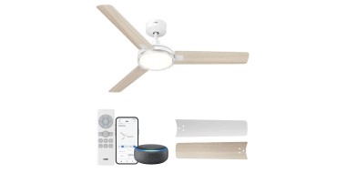 Amazon: Ventilateur plafond Dreo silencieux - 220° à 119,99€ (au lieu de 139,99€)