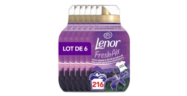 Amazon: Adoucissant Lenor Fresh Air - 216 Lavages, Parfum Eclat De Minuit à 21,24€ (au lieu de 35,40€)