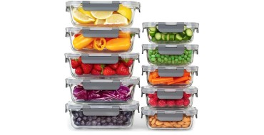 Amazon: Lot de 10 Boites Repas en Verre Good For You - Hermétiques sans BPA à 37,49€