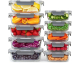 Amazon: Lot de 10 Boites Repas en Verre Good For You - Hermétiques sans BPA à 37,49€