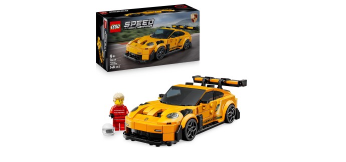 Amazon: LEGO® Speed Champions Porsche 911 GT3 (77239) à 18,9€ (au lieu de 20,19€)