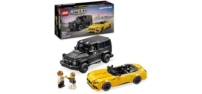 Amazon: LEGO® Speed Champions Mercedes-AMG G 63 & SL 63 (76924) à 36,99€ (au lieu de 49,99€)