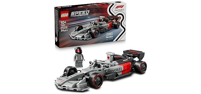 Amazon: LEGO® Speed Champions Audi Revolut F1 Team R26 (77259) à 19,99€ (au lieu de 27,99€)