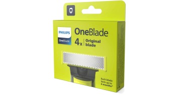 Boulanger: Pack de 4 lames de rasoir Philips OneBlade QP240/50 à 29,99€ (au lieu de 39,99€)