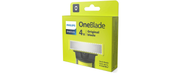 Boulanger: Pack de 4 lames de rasoir Philips OneBlade QP240/50 à 29,99€ (au lieu de 39,99€)