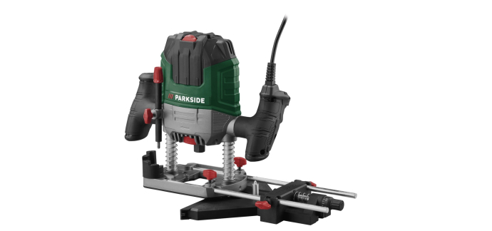 LIDL: PARKSIDE Défonceuse POF 1200 E4 - 1200 W, 11000-30000 tr/min à 24,9€ (au lieu de 82,99€)