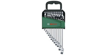 Amazon: Set de clés mixtes Bosch - 12 pièces, 6-19 mm à 29,99€ (au lieu de 44,97€)