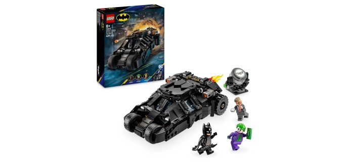 Amazon: LEGO® DC Batman Tumbler vs. Two-Face & The Joker (76303) à 38,9€ (au lieu de 45,56€)