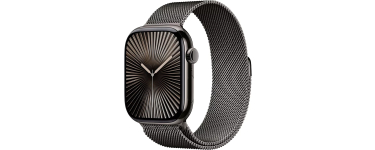 Boulanger: Apple Watch Serie 10 - 46mm, Titane Ardoise, S/M Cell à 429,07€ (au lieu de 599€)