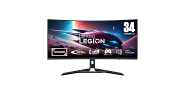 Lenovo: Ecran PC 34" Legion R34W-30 - UWQHD, 3440x1440, 180Hz à 259,92€ (au lieu de 281,99€)