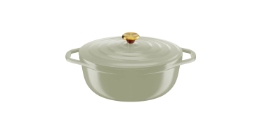 Amazon: Cocotte Ovale Tefal E2668925 - 30 x 23 cm, tous feux dont induction à 34,99€ (au lieu de 70,59€)