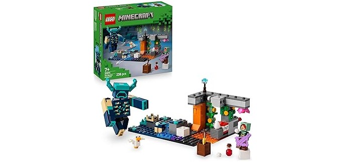 Amazon: LEGO® Minecraft La Rencontre avec Le Warden (21274) à 12,9€ (au lieu de 19,99€)