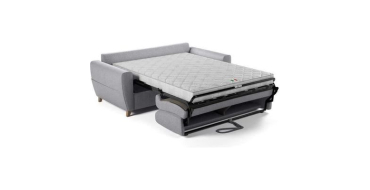 Cdiscount: Canapé convertible express 3 places SKY - Tissu Gris, matelas 14cm à 739,99€ (au lieu de 1240€)