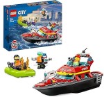 Amazon: LEGO® City Le bateau de sauvetage des pompiers (60373) à 13,99€ (au lieu de 19,99€)