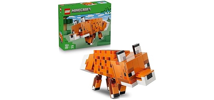 Amazon: LEGO® Minecraft Le Renard (21588) à 28,9€ (au lieu de 44,99€)