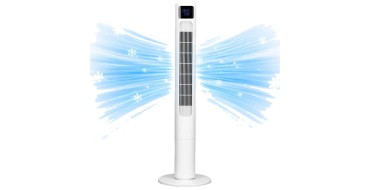 JoyBuy: Ventilateur de tour silencieux - Affichage température/humidité à 109,99€ (au lieu de 199,99€)