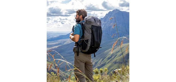 JoyBuy: NatureHike Rock Sac à dos de randonnée à cadre interne - 40+5 L à 50,99€ (au lieu de 90,99€)