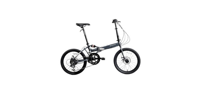 JoyBuy: OYAMA Dazzle 500 - Vélo pliant gris à 200,49€ (au lieu de 446,60€)