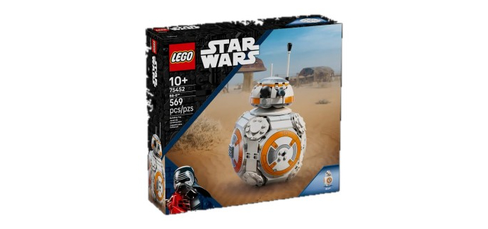 Amazon: LEGO 75452 Star Wars Droïde Astromécano BB-8 à 57,9€ (au lieu de 89,99€)