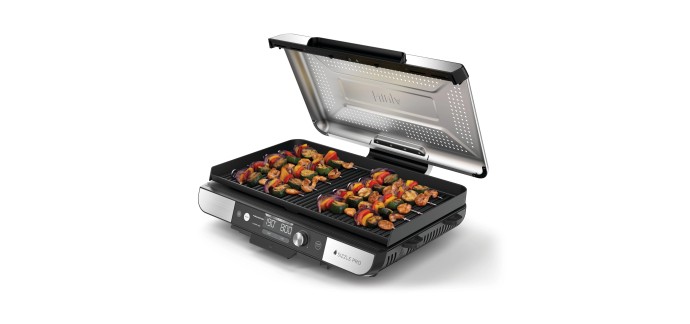 Amazon: Grill Electrique Ninja Sizzle Pro XL GX101EU - Multifonction, Plancha Céramique à 149,99€