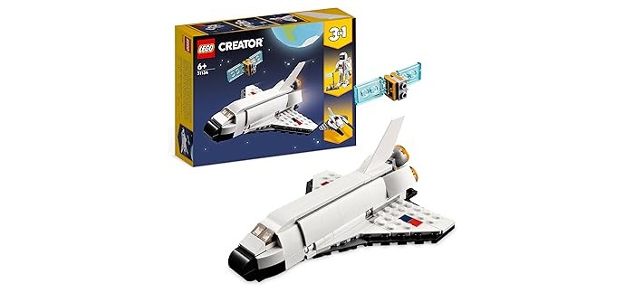 Amazon: LEGO® Creator 3-en-1 La Navette Spatiale (31134) à 8,29€ (au lieu de 9,99€)