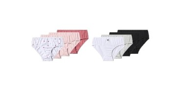 LIDL: ESMARA Lot de 4 slips fille - 100% coton, certifié OEKO-TEX à 2,40€ (au lieu de 7,99€)