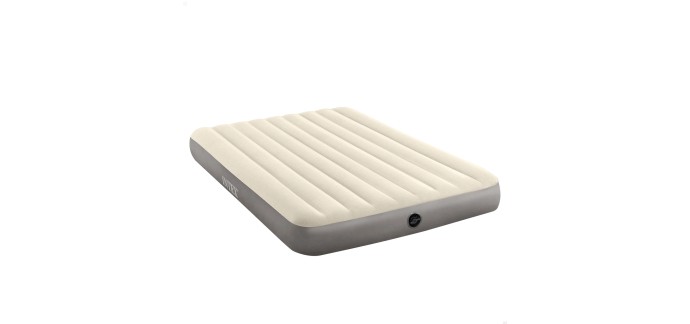 Amazon: Matelas gonflable 2 places Intex Dura-Beam Queen 64103 - 203 x 152 x 25 cm à 11,99€