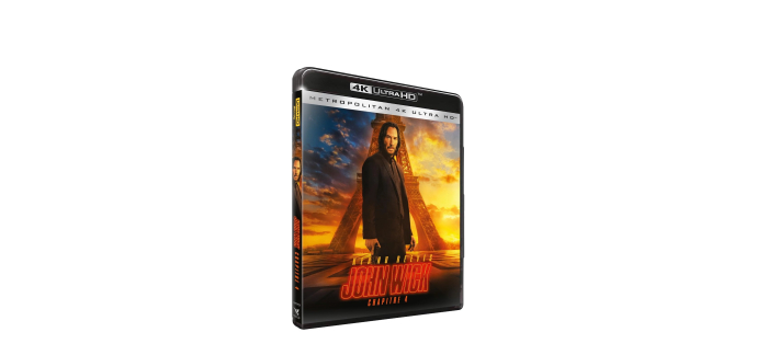 Amazon: Blu-ray 4K John Wick Chapitre 4 à 14,99€ (au lieu de 16,99€)