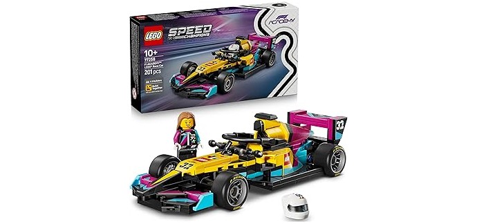 Amazon: LEGO® Speed Champions F1 Academy (77258) à 16,90€ (au lieu de 19,94€)