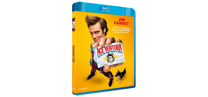Amazon: Blu-Ray Ace Ventura Détective pour chiens et chats à 9,99€ (au lieu de 14,99€)