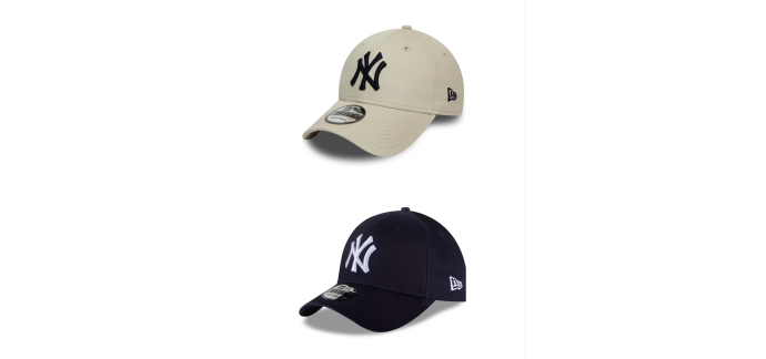 Amazon: Casquette New Era - Beige ou bleu marine, taille adulte à 14,85€ (au lieu de 19,6€)