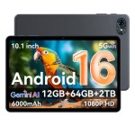 JoyBuy: Offre Early Bird  75€ | 10 Premiers Seulement - TABWEE T80 Tablette Android 16, 10,5 pouces, 12 Go R