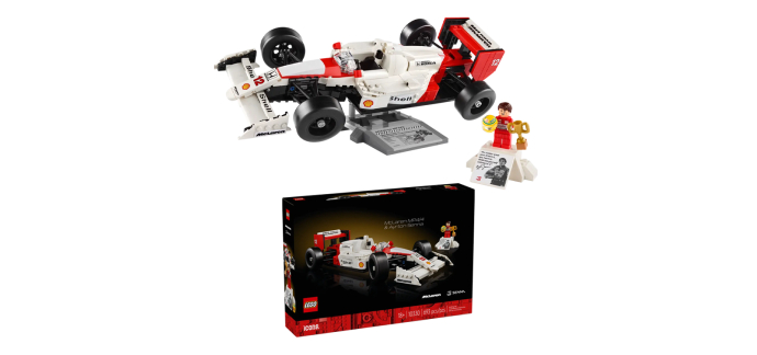 Amazon: LEGO Icons McLaren MP4/4 Senna 10330 à 49,32€ (au lieu de 79,99€)