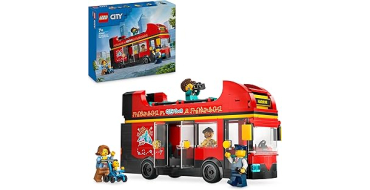 Amazon: LEGO® City Le Bus Rouge à Deux Étages (60407) - poussette à 17,9€ (au lieu de 29,99€)
