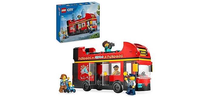 Amazon: LEGO® City Le Bus Rouge à Deux Étages (60407) - poussette à 17,9€ (au lieu de 29,99€)