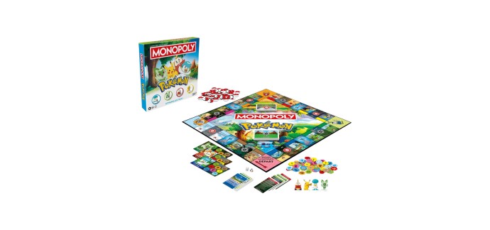 Amazon: Monopoly Edition Pokémon (Jeu de société) à 14,75€ (au lieu de 29,99€)