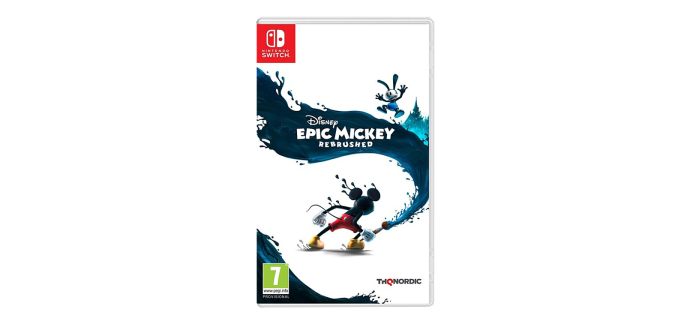 Amazon: Disney Epic Mickey Rebrushed (Switch) à 24,99€ (au lieu de 39,99€)