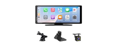 JoyBuy: Écran portable Carplay CARPURIDE V92R - 10,26" 1080P, caméra arrière à 85,99€ (au lieu de 106,99€)