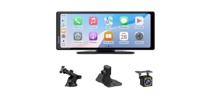 JoyBuy: Écran portable Carplay CARPURIDE V92R - 10,26" 1080P, caméra arrière à 85,99€ (au lieu de 106,99€)