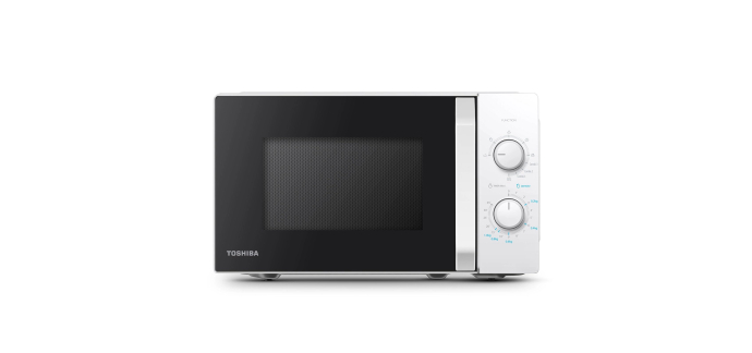 Amazon: Micro-ondes Toshiba MW2-MG20P(WH) 800 W, gril 1000 W à 60,47€ (au lieu de 108,55€)