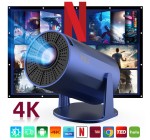 JoyBuy: Projecteur portable XBJ - WiFi 6, BT 5.2, Android 11, 300 ANSI, 1080p - écran à 39,9€
