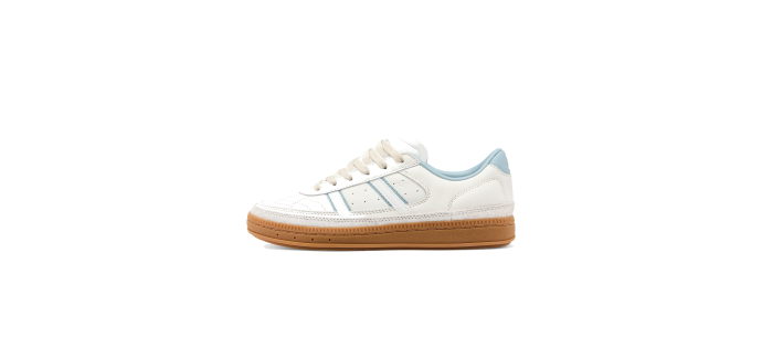Decathlon: Baskets femme en cuir PLAYER 80 blanc à 29,99€ (au lieu de 49,99€)